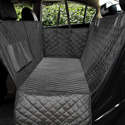 Dog Car Seat Cover with Mesh Window – Waterproof Hammock with Zippers & Storage | Petpexi