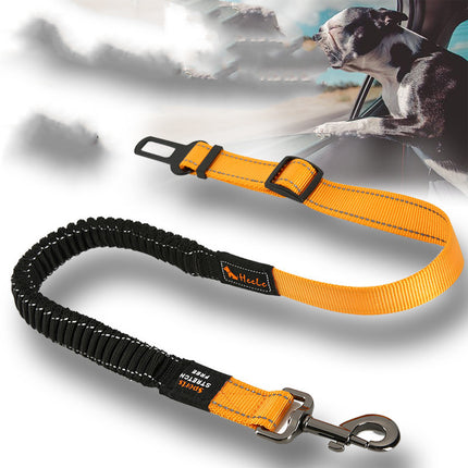 Adjustable cushioned pet seat belt for dogs in multiple colors – durable nylon safety buckle – available at www.petpexi.com with free USA shipping

