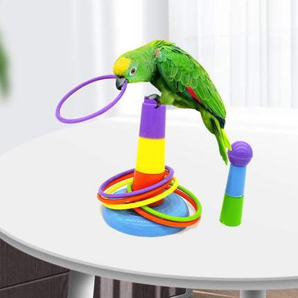  Adjustable plastic parrot toy for birds, great for play and exercise. Fast shipping from PetPexi.com.