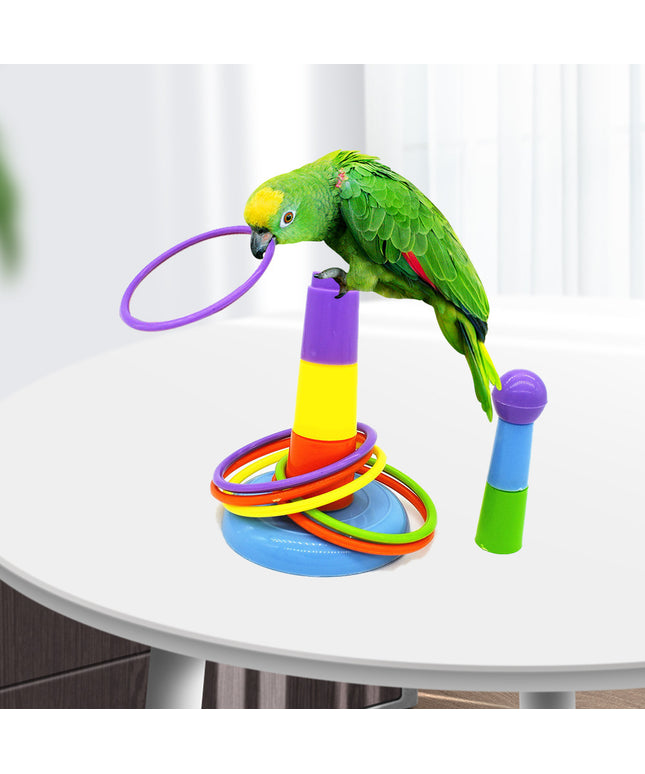  Adjustable plastic parrot toy for birds, great for play and exercise. Fast shipping from PetPexi.com.