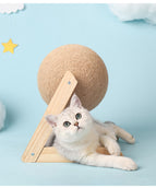 Lshaped cat catching ball