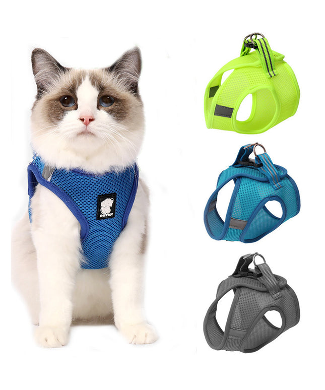 Anti-strike Cat Traction Harness – Sandwich Cat Walker for Safe Outdoor Walks | Petpexi