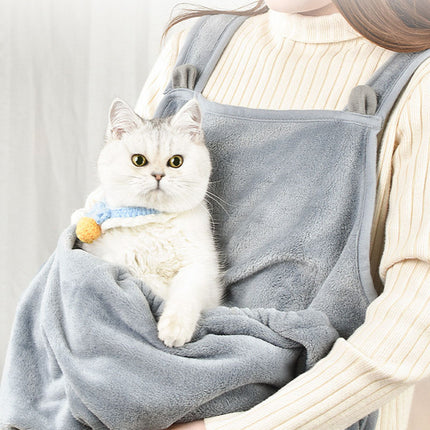 Soft anti-scratch arctic velvet apron for carrying cats and small dogs – Petpexi USA

