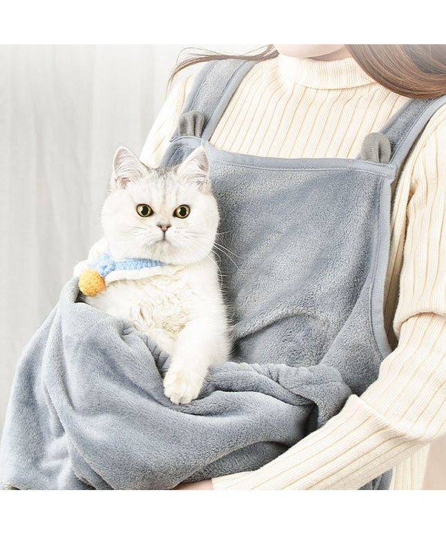 Soft anti-scratch arctic velvet apron for carrying cats and small dogs – Petpexi USA

