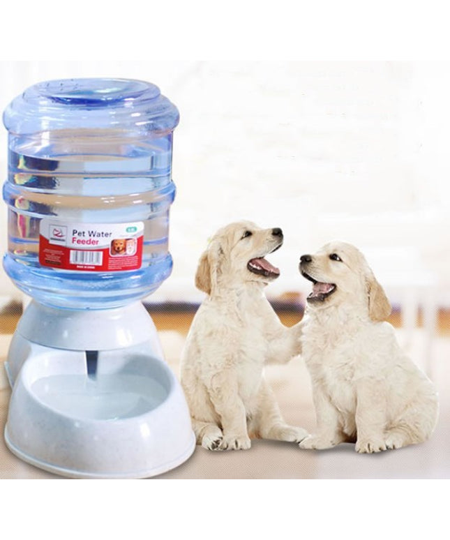 Automatic pet feeder and water dispenser made of eco-friendly plastic, large capacity for cats and dogs


