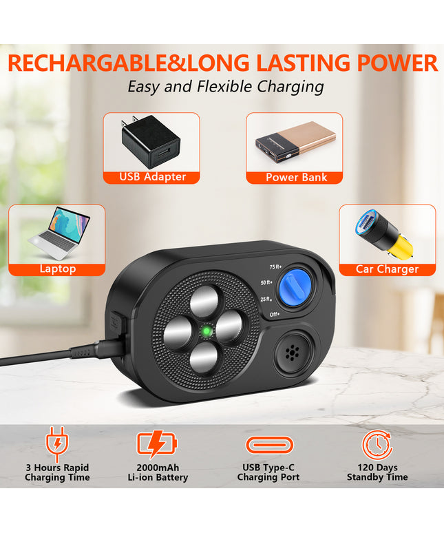 Automatic Ultrasonic Dog Bark Control & Training Device – Rechargeable & Waterproof | Available at www.petpexi.com with Free USA Shipping

