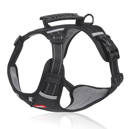 Nylon No Pull Breathable Reflective Dog Harness Vest – Adjustable Outdoor Training & Running | Petpexi