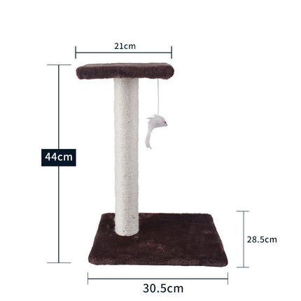 Cat Climbing Frame Litter Tree with Integrated Grab – Solid Wood Stylish Design | Petpexi