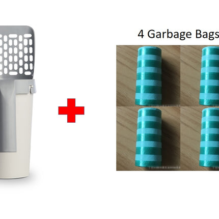 Storage Box Integrated Lazy Cat Litter Shovel Set – Durable & Easy Clean | www.petpexi.com