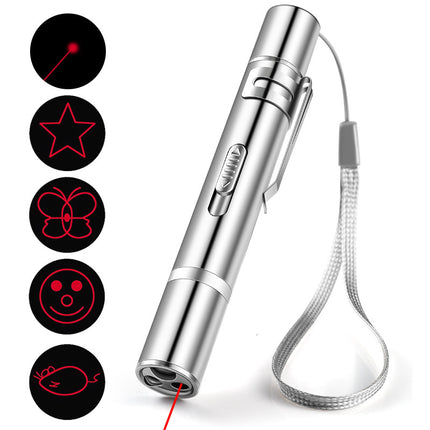 Laser Pointer Cat Toy – USB Rechargeable 5 Modes Interactive Red Dot LED | Petpexi