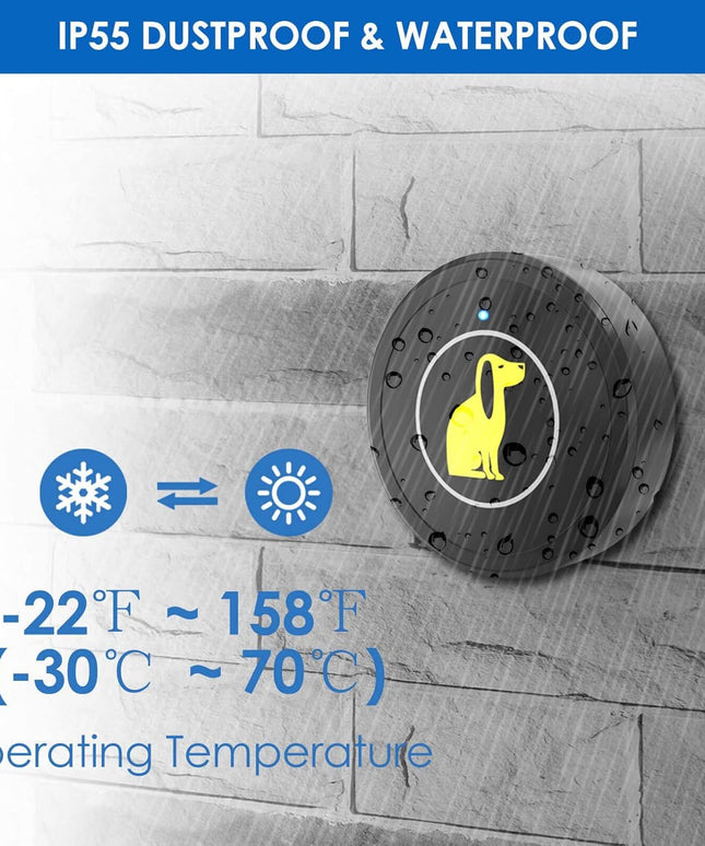 Smart Dog Doorbell – Waterproof Touch Bell for Potty Training | PetPexi
