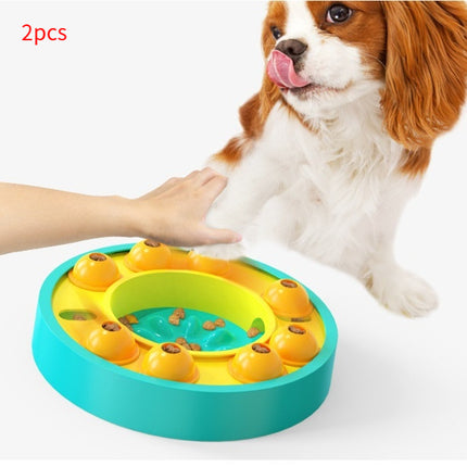 Dog IQ Puzzle Feeder Bowl – Interactive Slow Eating Toy | petpexi.com