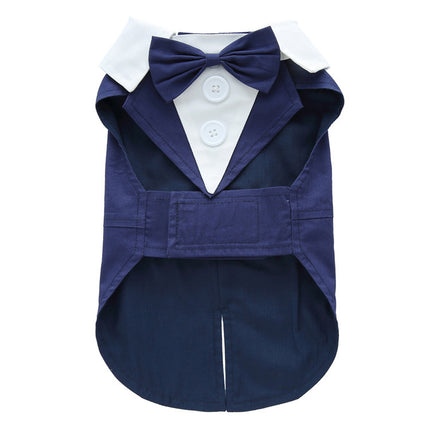 Elegant Dog Tuxedo Dress – Formal Pet Outfit for Small Dogs | Petpexi