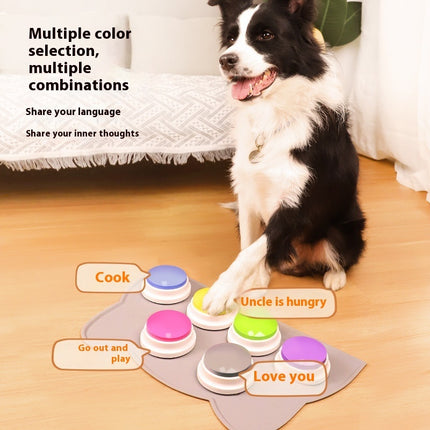 Pet Communication Button Dog Voice Toy – Interactive & Durable Dog Toys | Petpexi