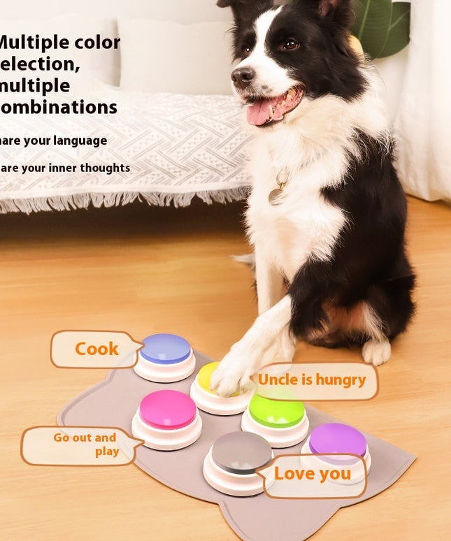 Pet Communication Button Dog Voice Toy – Interactive & Durable Dog Toys | Petpexi