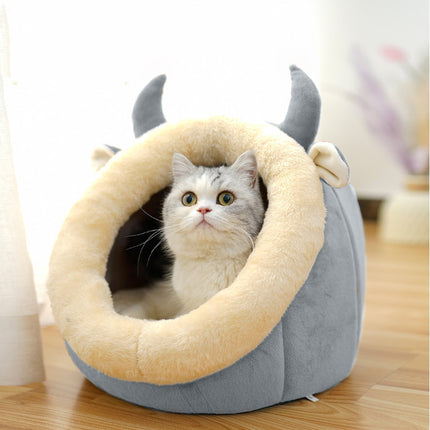 Cat House Villa – Enclosed Bed for Cats & Small Pets | Petpexi