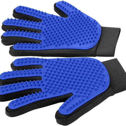 Upgrade Pet Grooming Gloves for Cats, Dogs & Horses – Gentle Shedding & Hair Remover Mittens | Petpexi