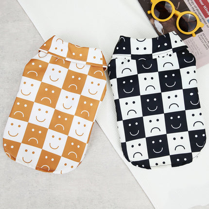 Checkered Dog Shirt – Casual Pet Outfit for Small Dogs & Cats | Petpexi