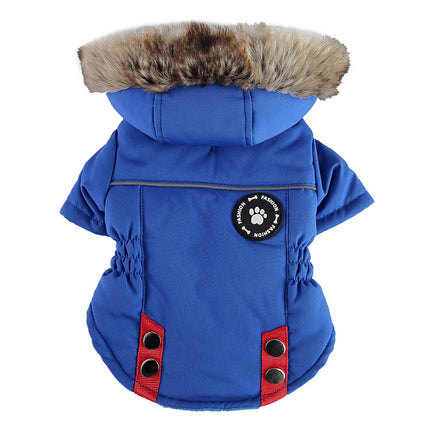 Winter Dog Jacket – Cotton Padded Zipper Coat for Cold Weather | Petpexi