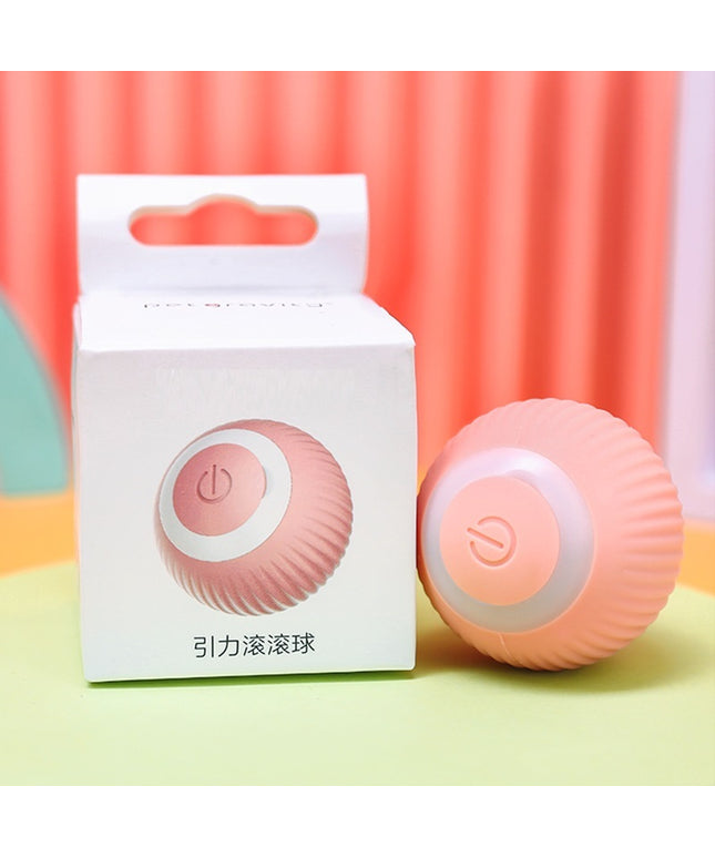Self-Hi Relieving Stuffy Cat Teaser Smart Rolling Ball
