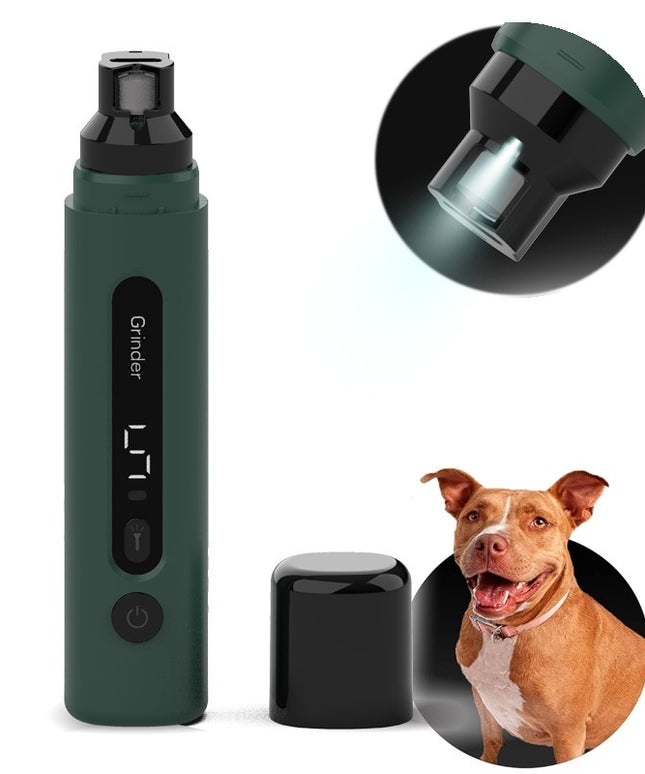 Electric Dog Nail Grinder with 5-Speed Settings – Rechargeable Pet Nail Trimmer for Dogs & Cats | Petpexi