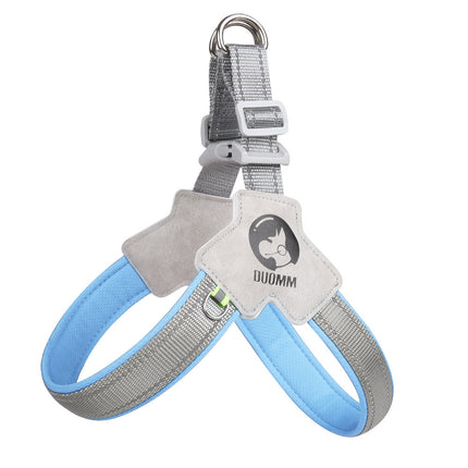 New Dog Breast Strap Saddle Harness – Breathable Reflective Suspenders with Hand Holding Rope | Petpexi