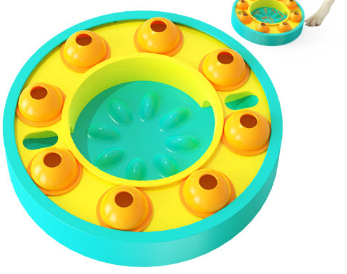 Dog IQ Puzzle Feeder Bowl – Interactive Slow Eating Toy | petpexi.com