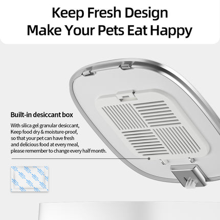 ROJECO 4L Automatic Pet Feeder – Cat & Small Dog Food Dispenser with WiFi/App Control | Fresh, Easy Cleaning | Fast Free Shipping USA – petpexi.com