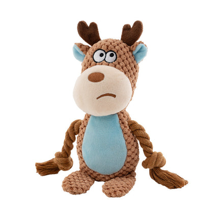 Pet Plush Sound Cotton Rope Toy – Interactive Tug of War & Training Dog Toy | www.petpexi.com