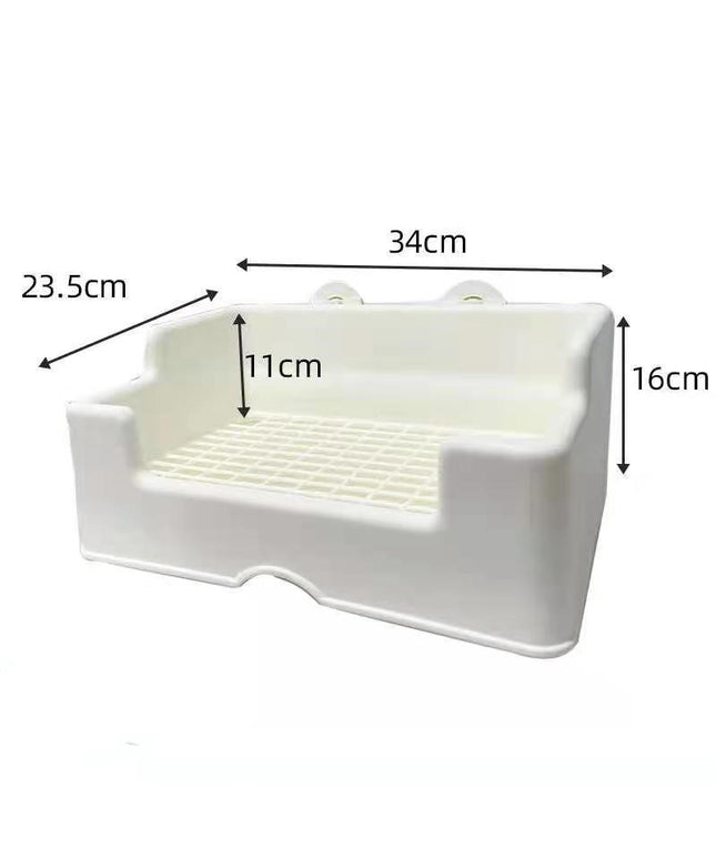 Big Rabbit Toilets Tutu for rabbits and guinea pigs, featuring anti-overturn tray and extra-large size in multiple configurations

