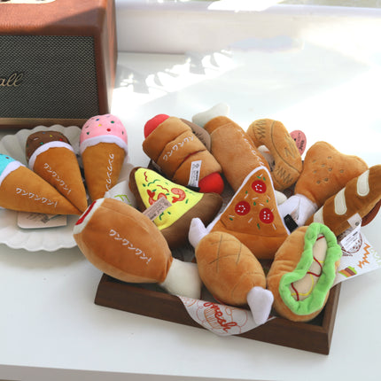 Bread Fruit Pet Dog Plush Toy – Durable Plush Interactive Food-Themed Dog Toys from www.petpexi.com
 with fast free USA shipping