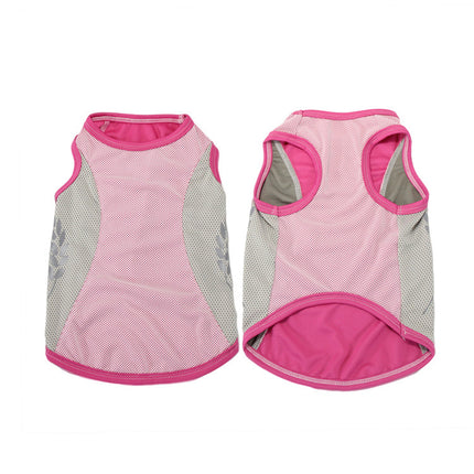 Reflective Summer Cooling Pet Vest – Stylish Breathable Dog Clothes