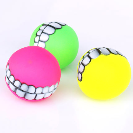 Pet Dog Tooth Sounding Ball Enamel Toy – Durable Interactive Chew – www.petpexi.com