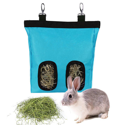 Rabbit Hay Feeder Bag for Guinea Pigs, Bunnies & Chinchillas – Durable Oxford Cloth – Free & Fast Shipping to the USA!