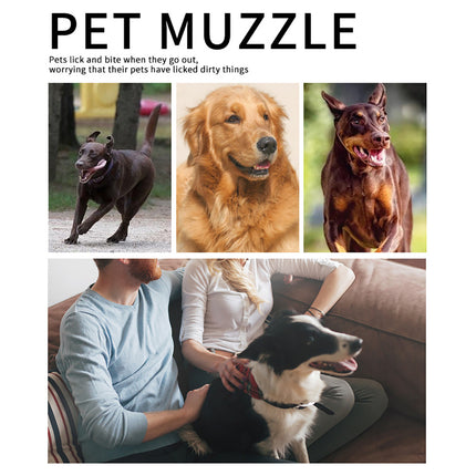 Leather Dog Muzzle – Breathable, Secure & Adjustable Anti-Barking Muzzle for All Breeds | Petpexi