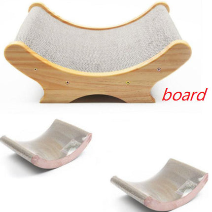 U-Shaped Cat Bed & Paw Grinder – Multifunctional Cat Scratching Toy | PetPexi