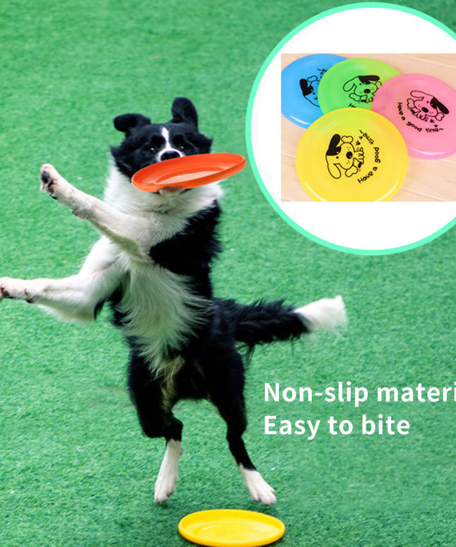 Silicone Flying Saucer Dog Toy - Interactive Fetch Disc - Petpexi.com