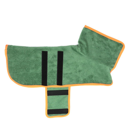 Dog Bathrobe Microfiber Absorbent Pet Drying Coat – Fast Drying for Dogs & Cats | Petpexi