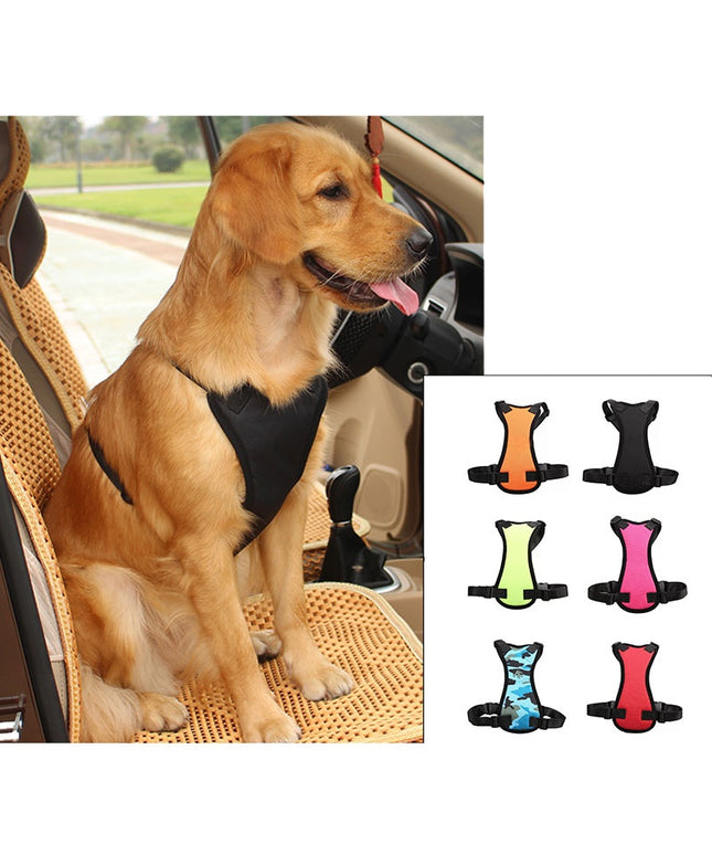 Car Seat Belts for Dogs – Adjustable Travel Safety Harness for Small & Large Dogs | Petpexi