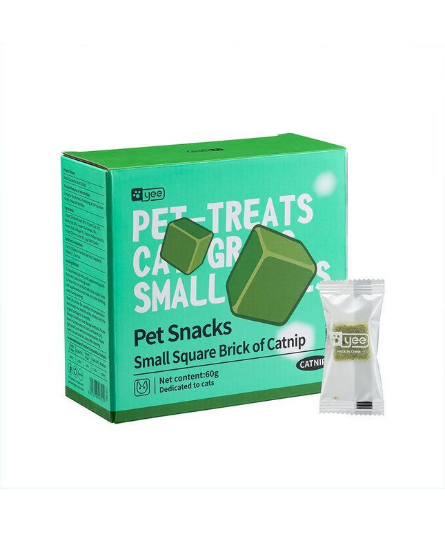 Premium Cat Grass Small Brick with Natural Catnip for Digestive & Skin Health, available at PetPexi.com


