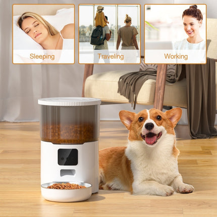 Smart automatic pet feeder 4L for cats and dogs – WiFi enabled food dispenser by Petpexi

