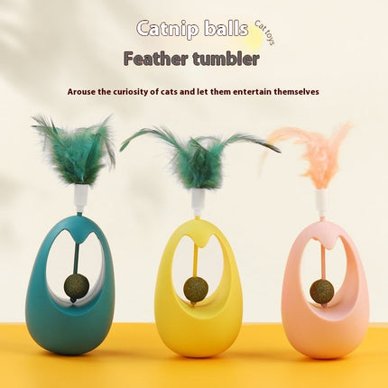 Colorful catnip ball tumbler cat teaser molar toy for cats from Petpexi with free fast shipping in the USA

