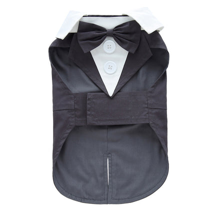 Elegant Dog Tuxedo Dress – Formal Pet Outfit for Small Dogs | Petpexi