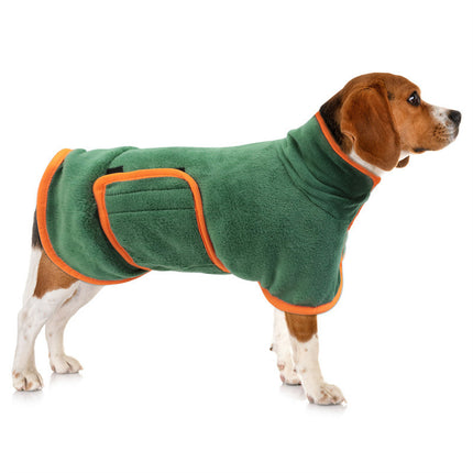 Dog Bathrobe Microfiber Absorbent Pet Drying Coat – Fast Drying for Dogs & Cats | Petpexi