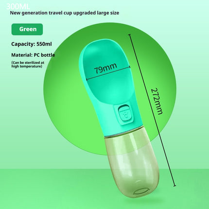 Portable Dog Water & Food Bottle – Leakproof Travel Feeder Bowl | Petpexi