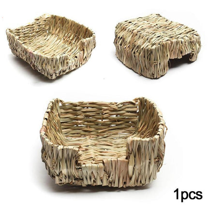 Rabbit Nest Guinea Pig Grass Nest Hand-woven Pet Bed – Natural & Comfortable – Free & Fast Shipping to the USA!