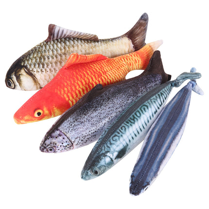 Creative Catnip Fish Plush Toy for Cats – Realistic Design, Soft Plush, Multiple Sizes & Colors – Available at Petpexi with Free USA Shipping

