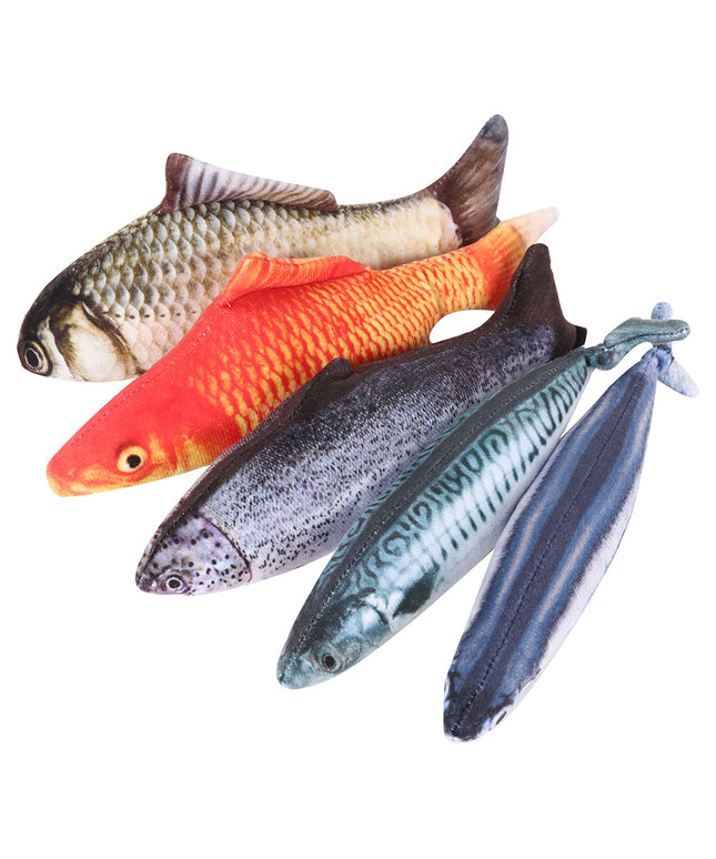 Creative Catnip Fish Plush Toy for Cats – Realistic Design, Soft Plush, Multiple Sizes & Colors – Available at Petpexi with Free USA Shipping

