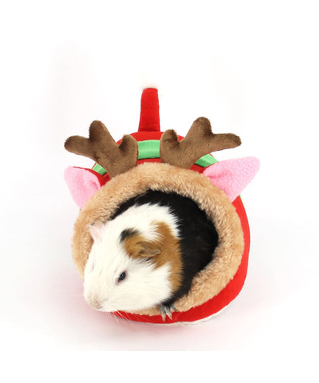 Ji Zai Zai Cute Cotton Nest for guinea pigs, chihuahuas, mini snakes, and small pets, offering a cozy, secure space.

