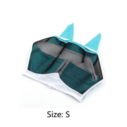 Horse Fly Mask - Extra Comfort Grip Soft Mesh with Ears for Ultimate Protection